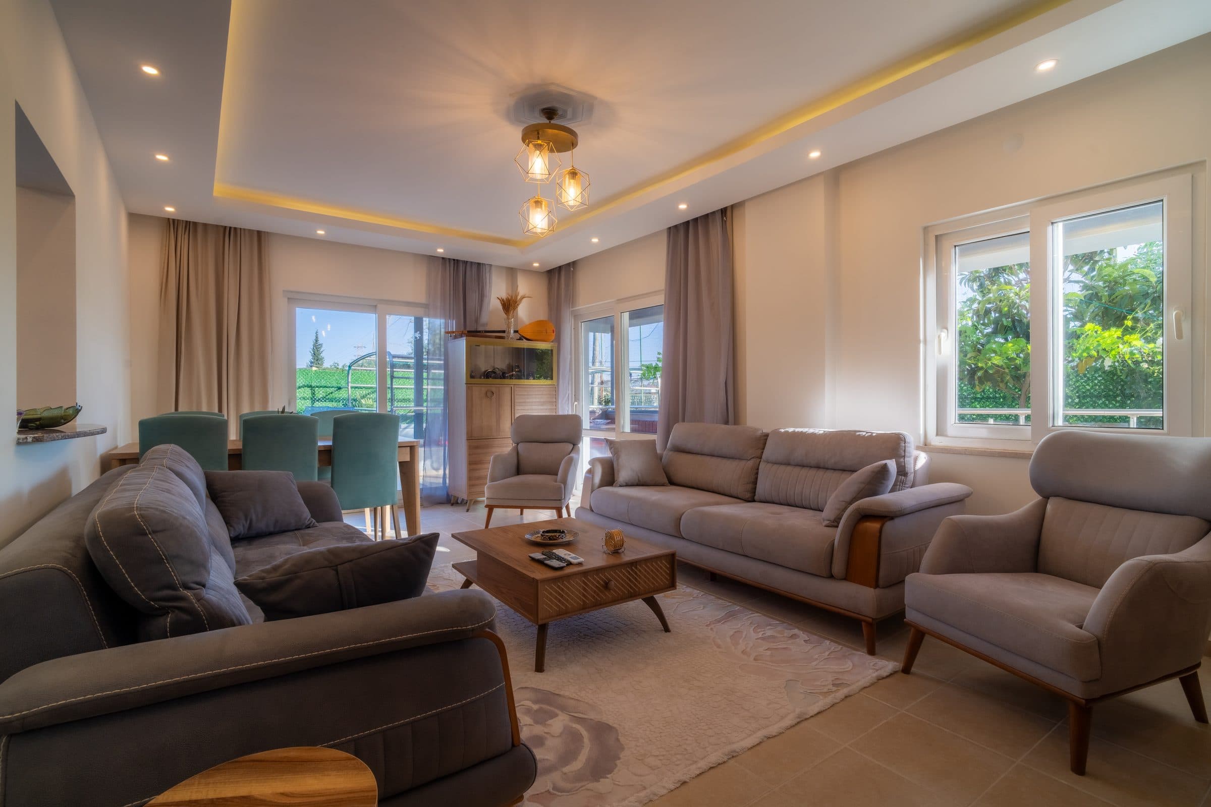 Mare Perla salon — aydınlık oturma alanı